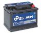 GS Yuasa AGM027 12V 60Ah 680A GSB9027-060