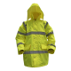 Hi-Vis Yellow Motorway Jacket with Quilted Lining - Large 806L