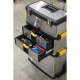 Mobile Stainless Steel/Composite Toolbox - 3 Compartment AP855