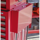 Side Cabinet for Long Handle Tools - Red APLHT