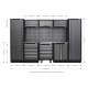 Superline Pro 3.2m Storage System - Stainless Worktop APMSSTACK03SS