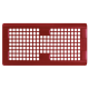 Magnetic Pegboard - Red APPB