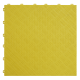 Polypropylene Floor Tile - Yellow Treadplate 400 x 400mm - Pack of 9 FT3Y